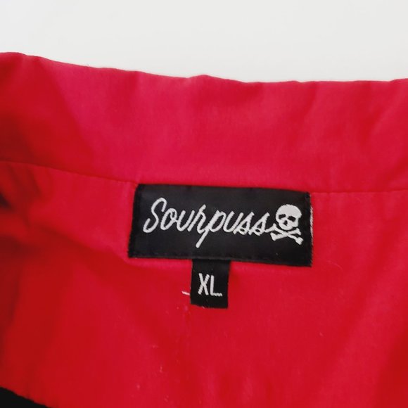 Sourpuss Black and Red Polka Dot Mini Dress - Picture 9 of 13